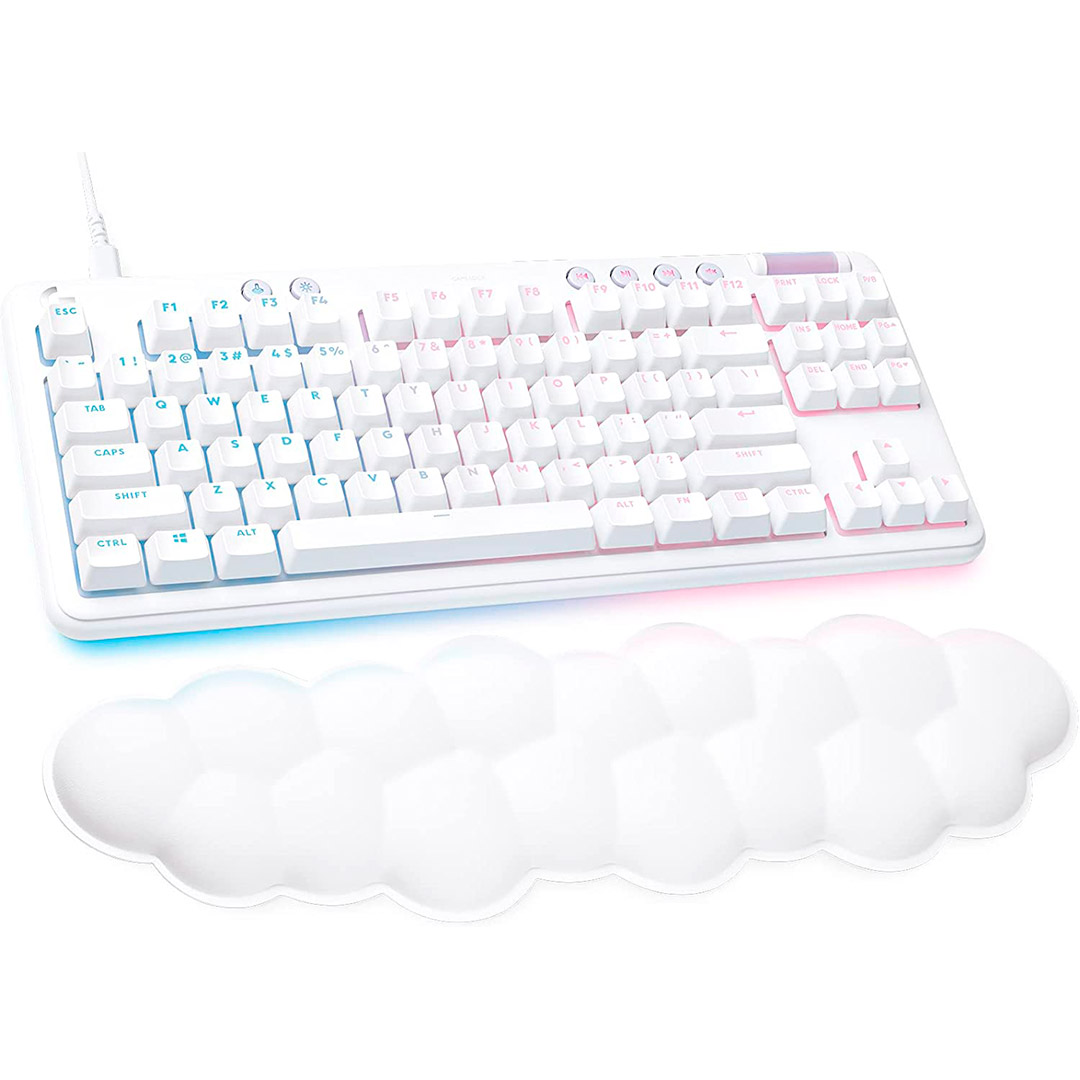 Teclado G713 Aurora White Gx Brown Rgb Logitech