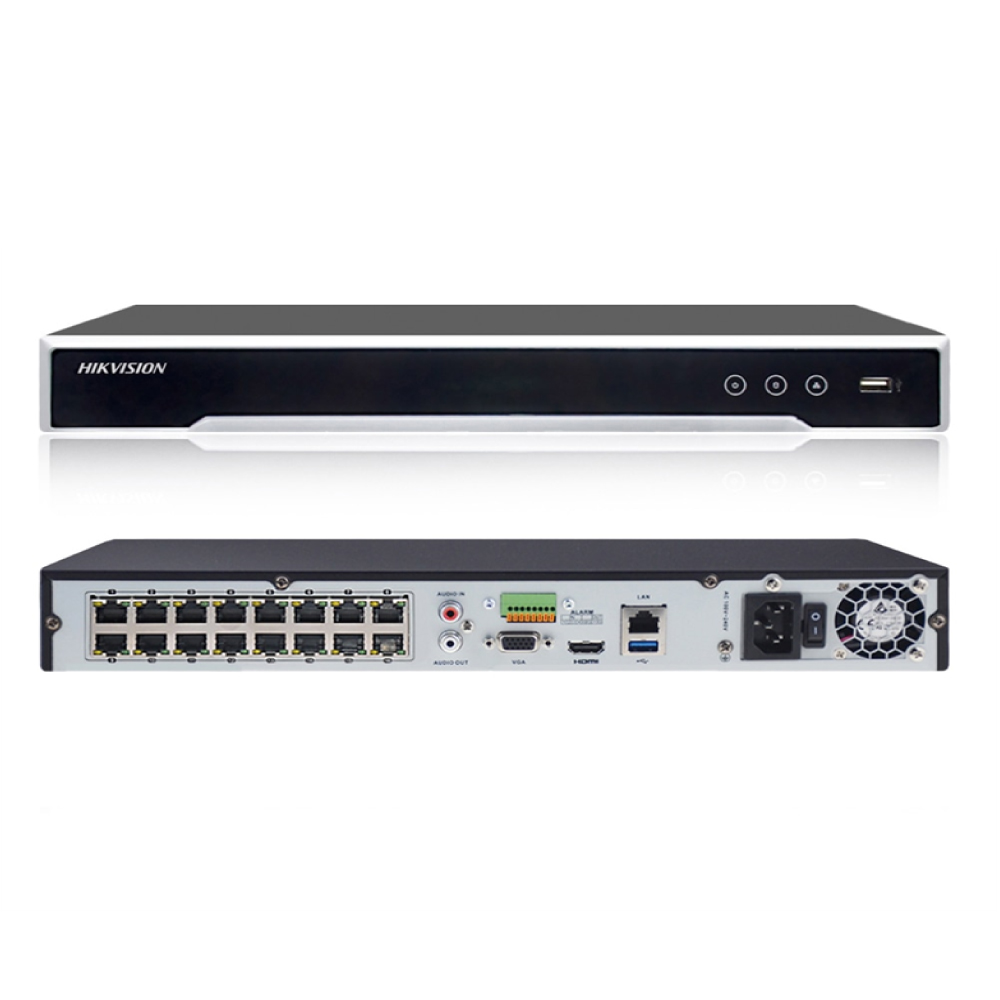 Nvr Ip 16 Canales 1u 16 Poe 4k Hikvision