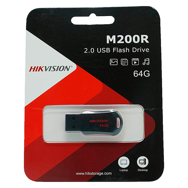 Pen Drive 64gb M200r 2.0 Usb Hikvision