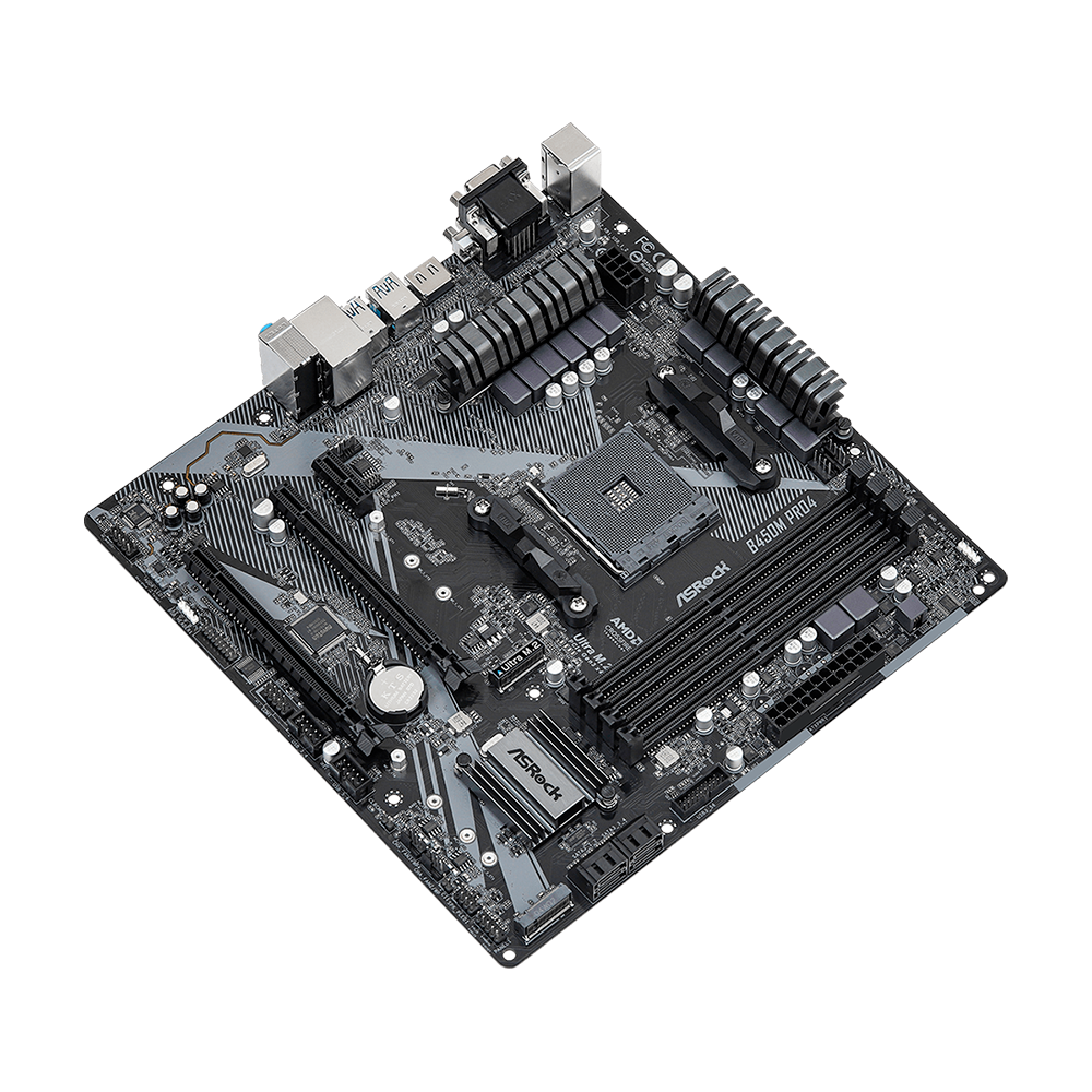 Mother B450m Pro4 R2.0 Asrock Am4 | HYPERGAMING