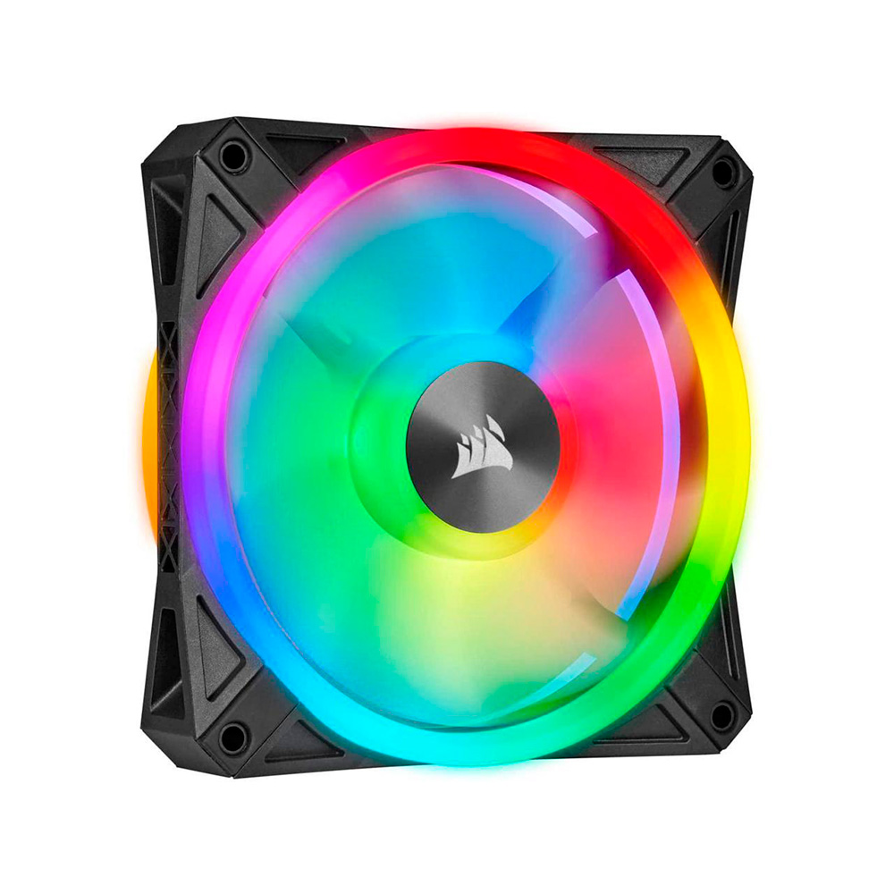 Fan Cooler Icue Ql120 Rgb 120mm Pmw Pack X3 W-lightning Corsair