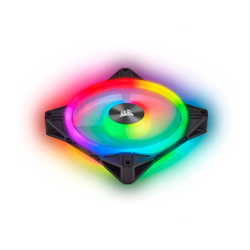 Fan Cooler Icue Ql120 Rgb 120mm Pmw Pack X3 W-lightning Corsair