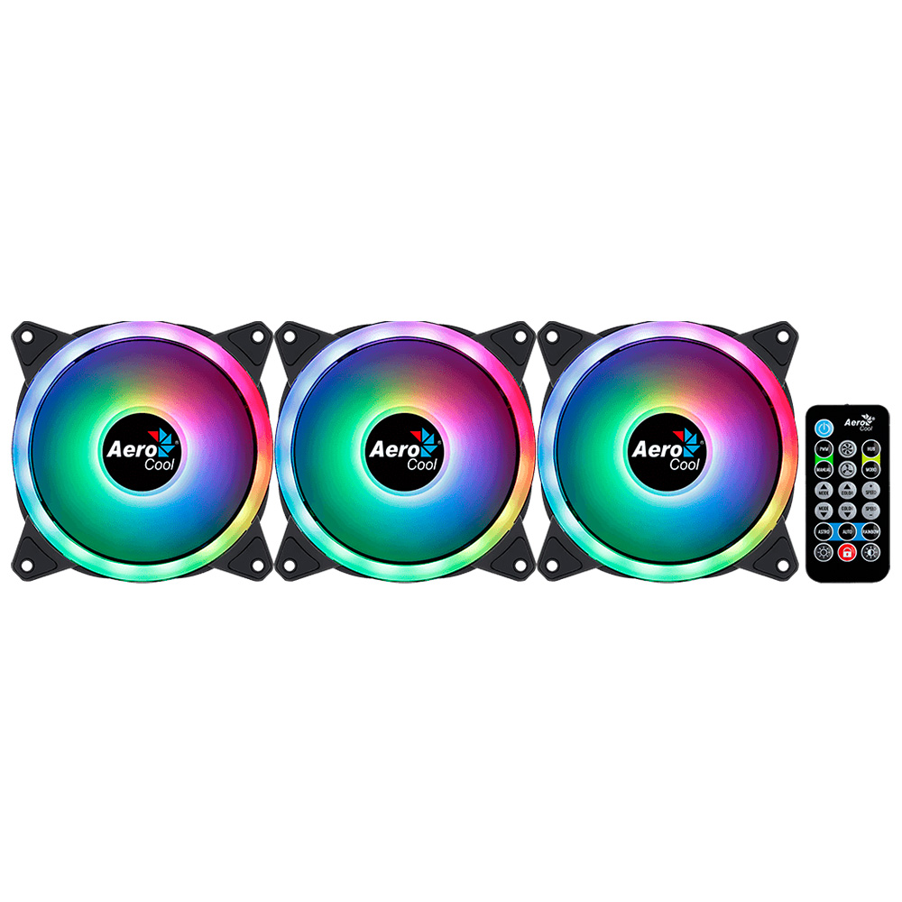 Fan Cooler Duo 12 Pro Argb Kit X3 Aerocool
