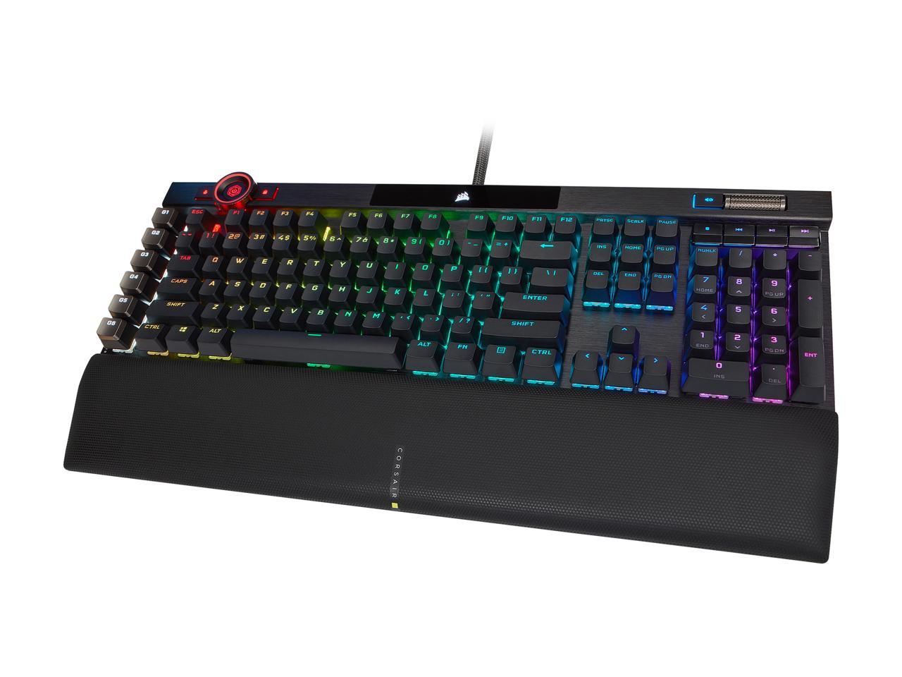 Teclado K100 Rgb Optical Black Corsair