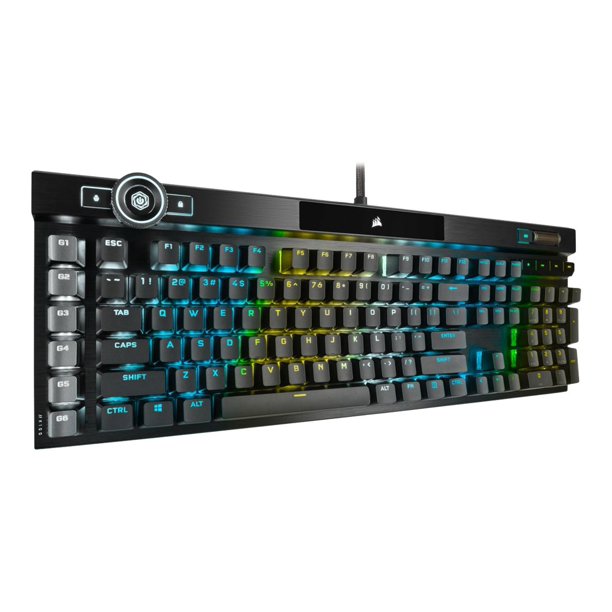 Teclado K100 Rgb Cheery Mx Speed Black Us Corsair