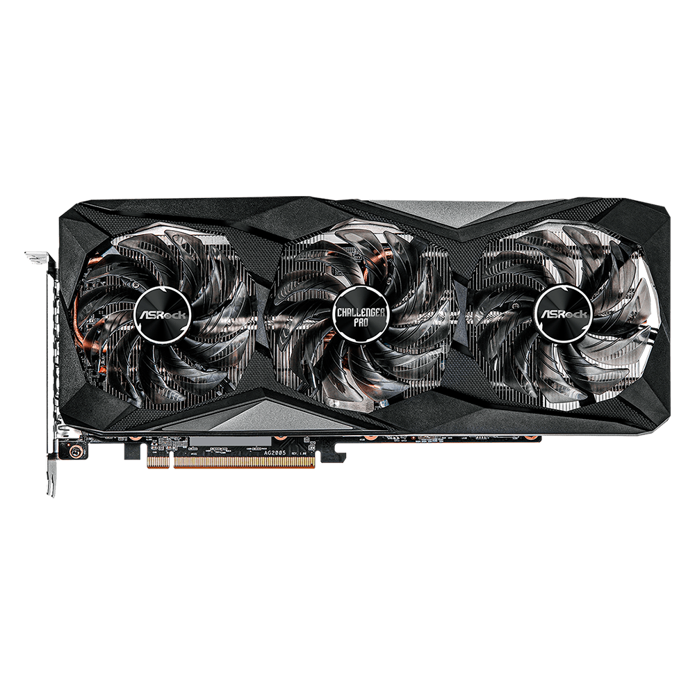 Placa De Video Radeon Rx 6750 Xt Challenger Pro 12gb Oc Asrock