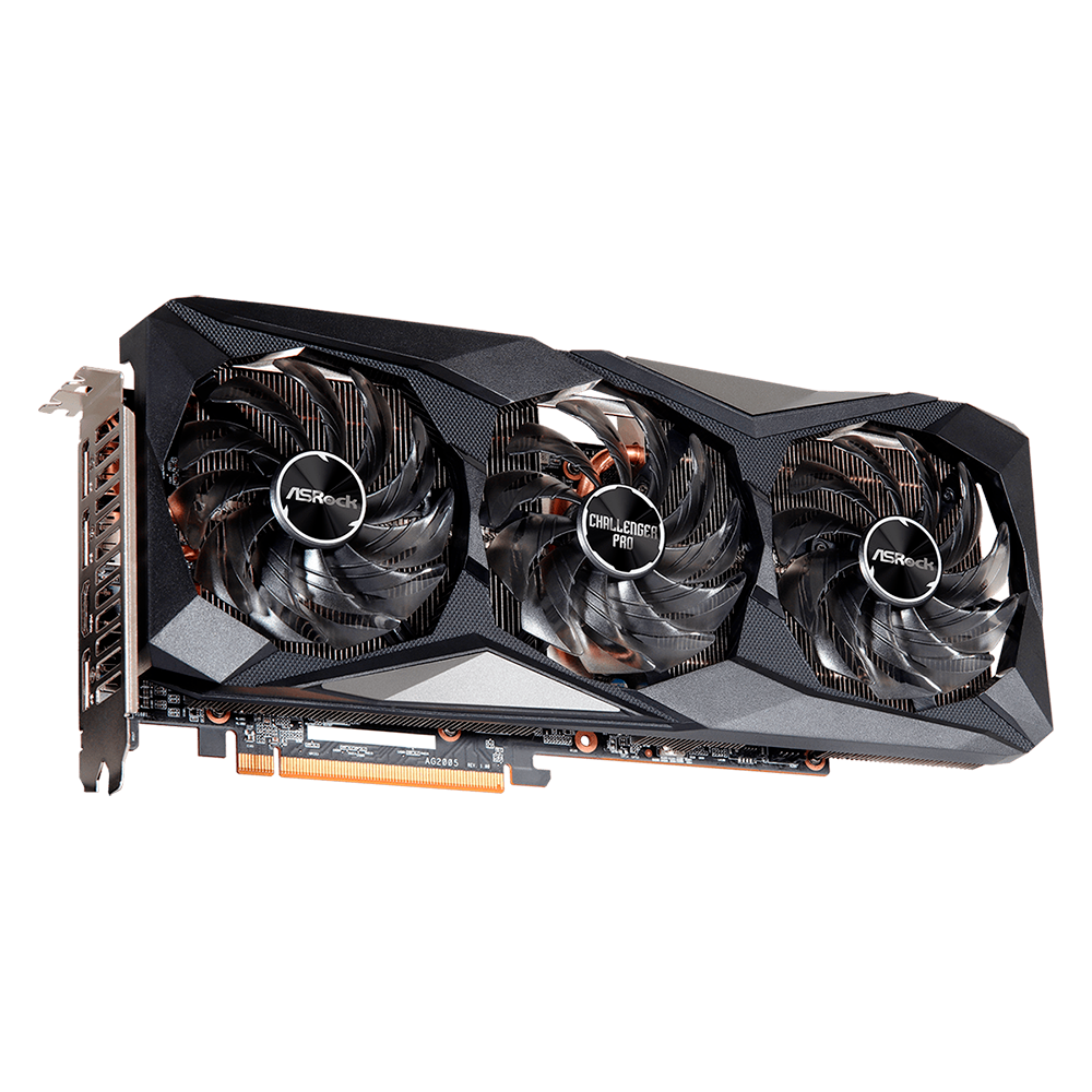 Placa De Video Radeon Rx 6750 Xt Challenger Pro 12gb Oc Asrock