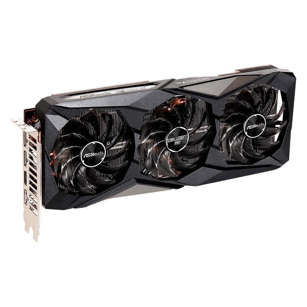 Placa De Video Radeon Rx 6750 Xt Challenger Pro 12gb Oc Asrock