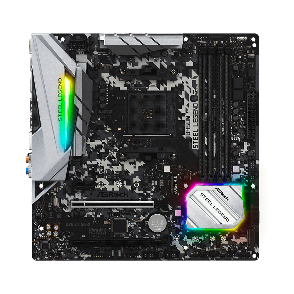 Mother B450m Steel Legend Asrock Am4