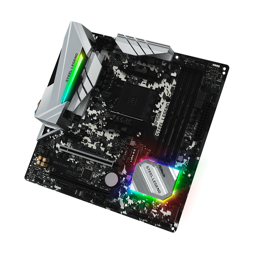 Mother B450m Steel Legend Asrock Am4