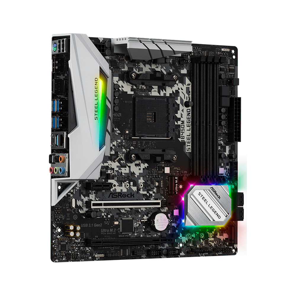Mother B450m Steel Legend Asrock Am4