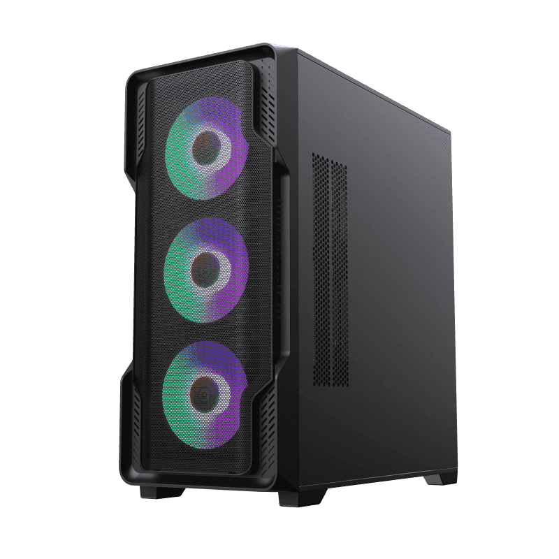 Gabinete Siege Bk Tower Argb Tg Mesh Gamemax