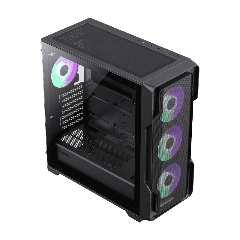 Gabinete Siege Bk Tower Argb Tg Mesh Gamemax