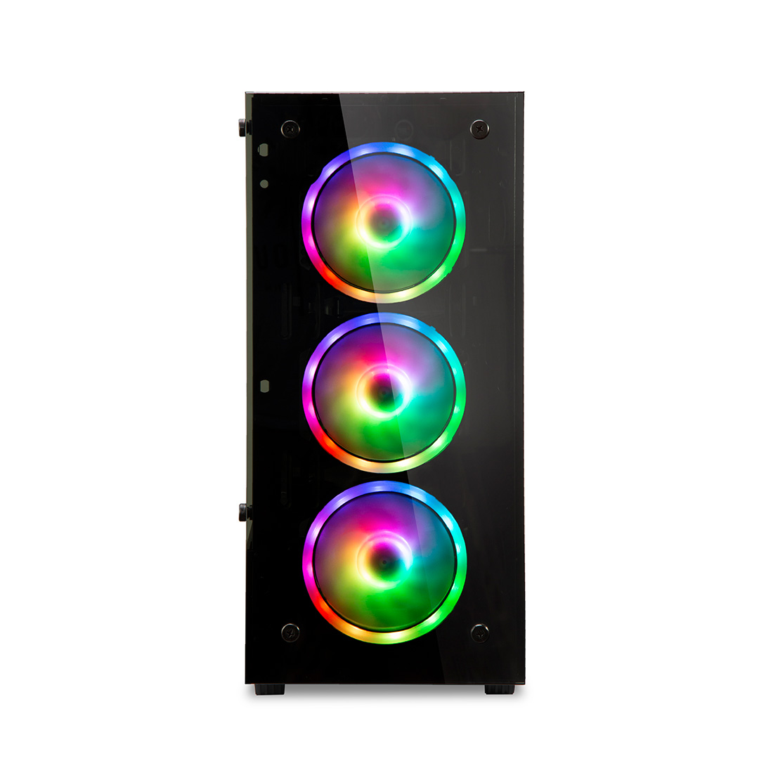 Gabinete Gamer Tg Black 3 Fans Rgb Performance