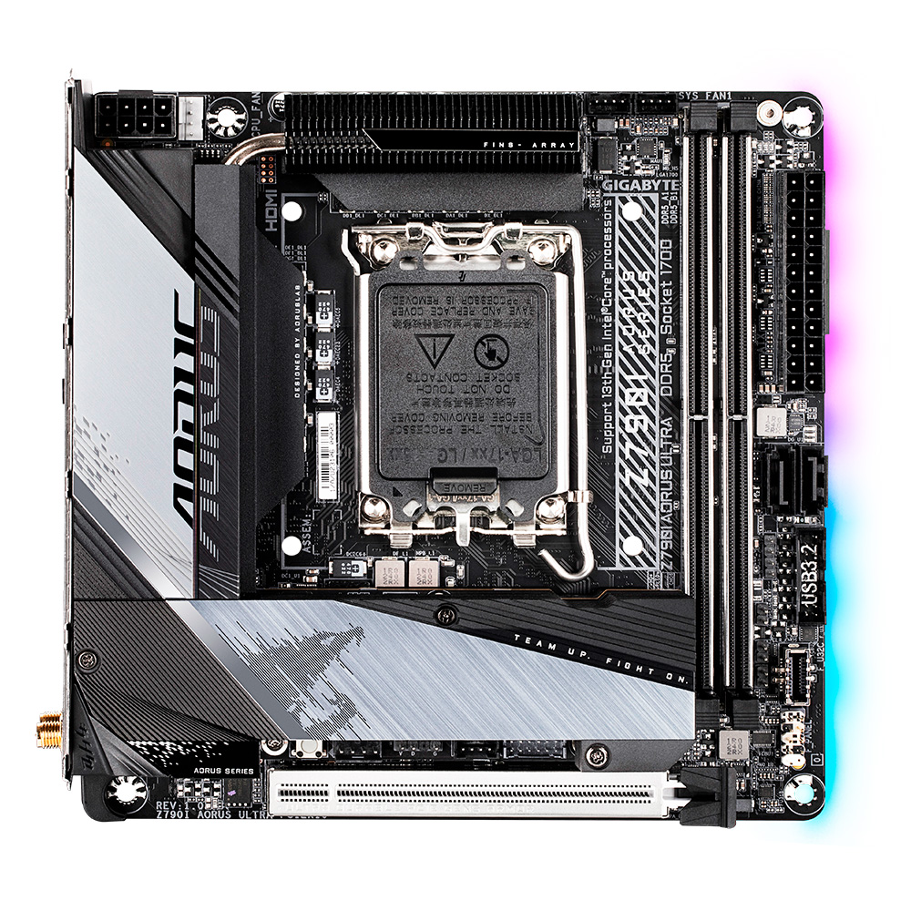 Mother Z790i Aorus Ultra Ddr5 Itx Gigabyte 13gen