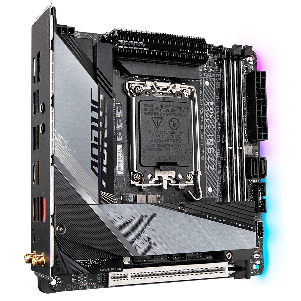 Mother Z790i Aorus Ultra Ddr5 Itx Gigabyte 13gen