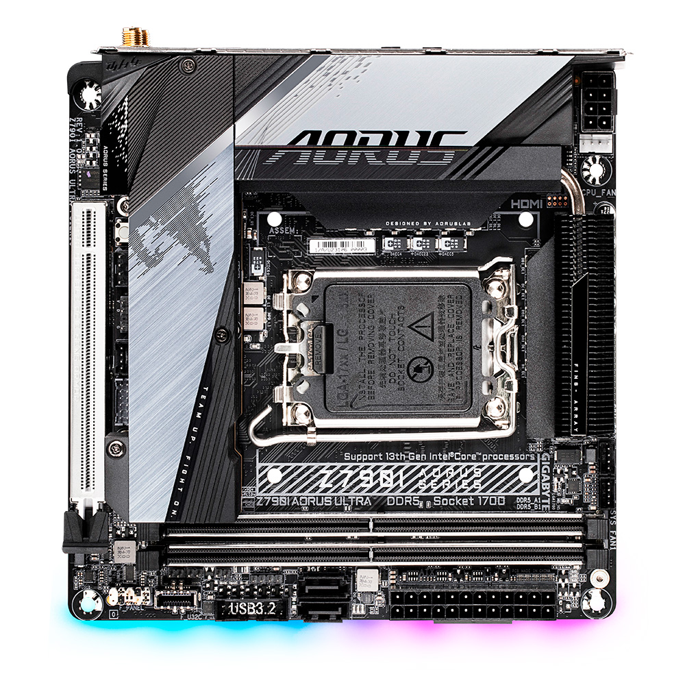 Mother Z790i Aorus Ultra Ddr5 Itx Gigabyte 13gen