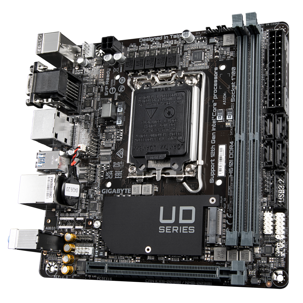 Mother H610i Ddr4 Gigabyte Itx 12gen