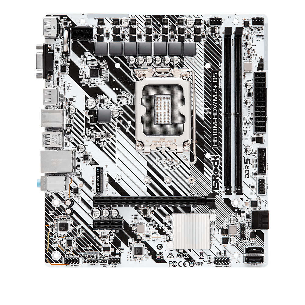 Mother H610m-hdv-m.2+ D5 Asrock