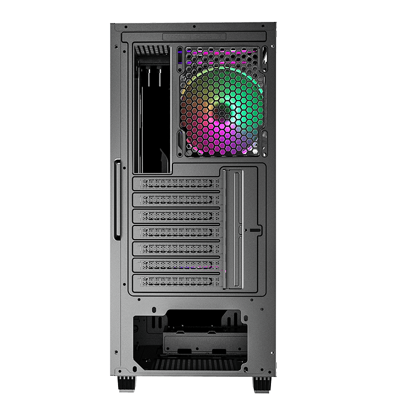 Gabinete Revolt Tg 3fans Argb Mesh Black Gamemax