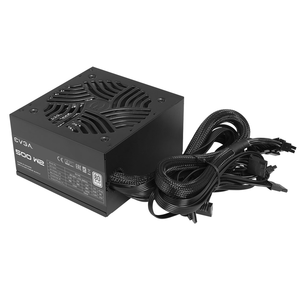 Fuente 500w 80+ White W2 Evga