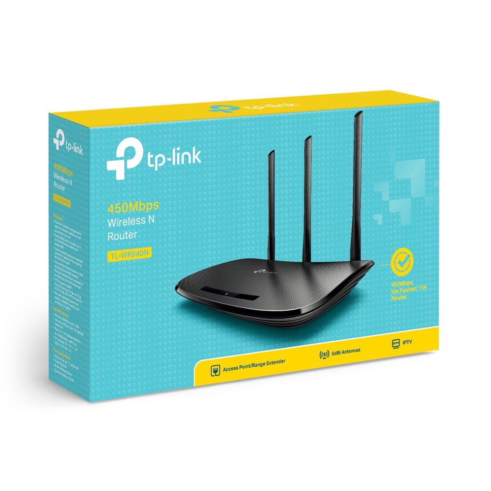 Router Tl-wr940n 450mpbs Wifi Tp-link
