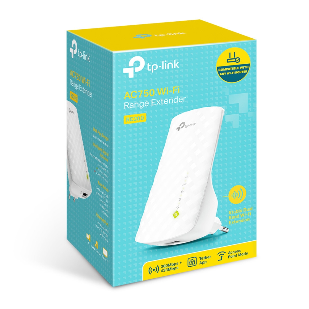 Extensor De Senal Wifi Ac750 Re200 Tp-link