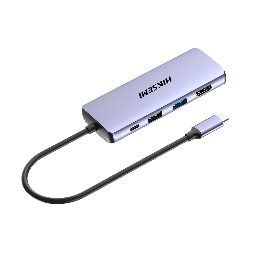 Hub Adaptador 8en1 Usb Type C Hdmi Sd Usb 3.0 Usb 2.0 Hiksemi