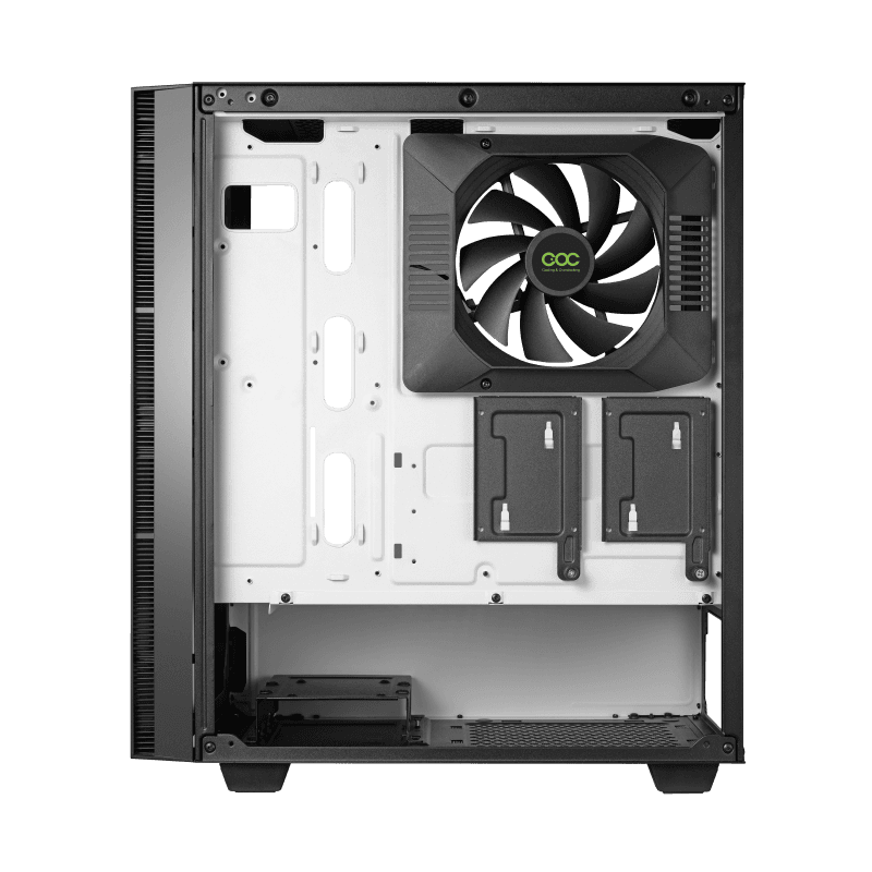 Gabinete Brufen C3 Bw Tg Black White Fan X1 Argb Gamemax