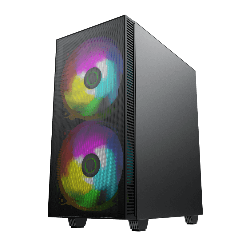Gabinete Aero Tg Argb X3 Fan Argb Black Gamemax