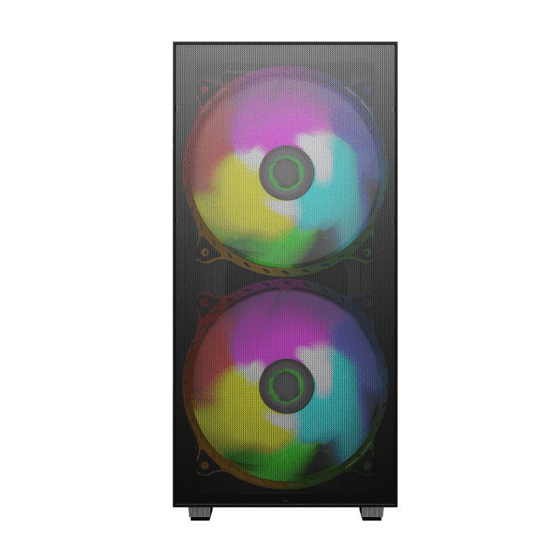 Gabinete Aero Tg Argb X3 Fan Argb Black Gamemax
