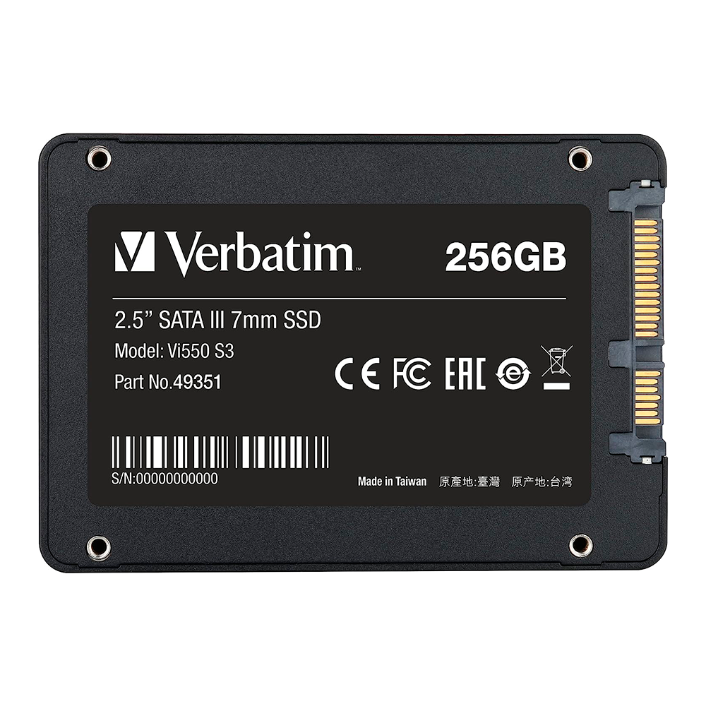 Disco Ssd 256gb Vi550 Sata Verbatim