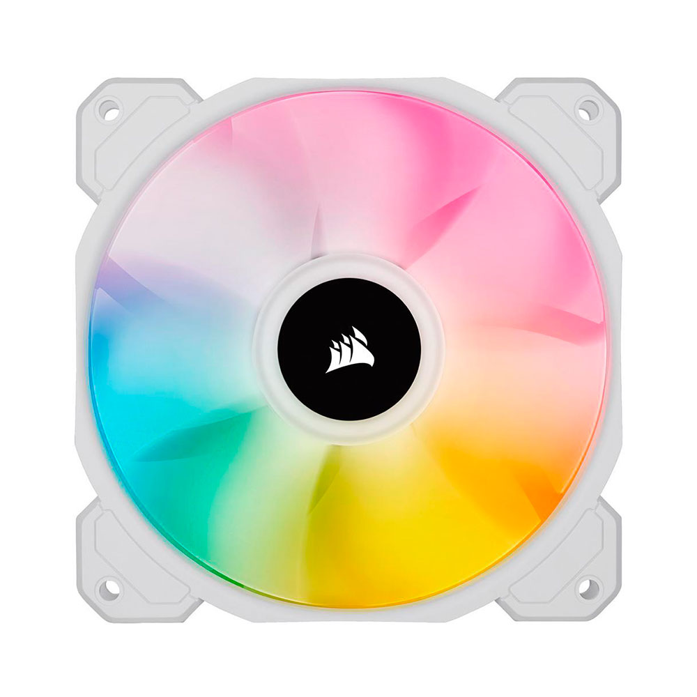Cooler Fan Icue Sp120 Rgb Elite Pack X3 White 120mm Corsair