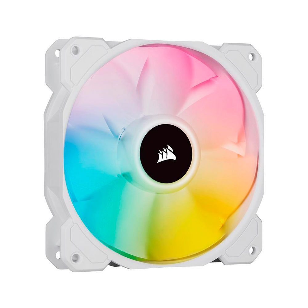 Cooler Fan Icue Sp120 Rgb Elite Pack X3 White 120mm Corsair