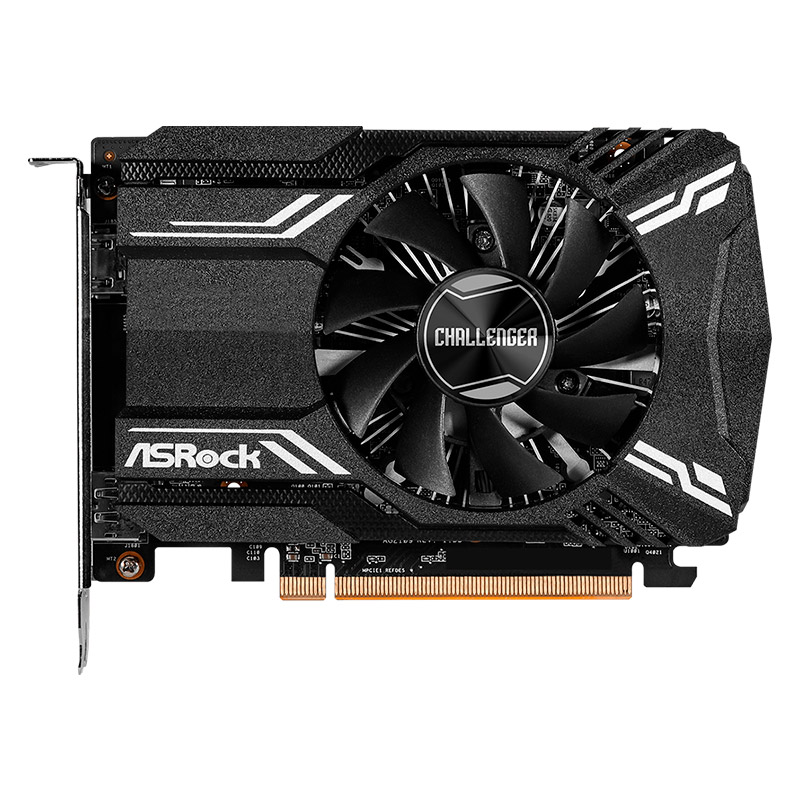 Placa De Video Radeon Rx 6400 Challenger Itx 4gb Asrock