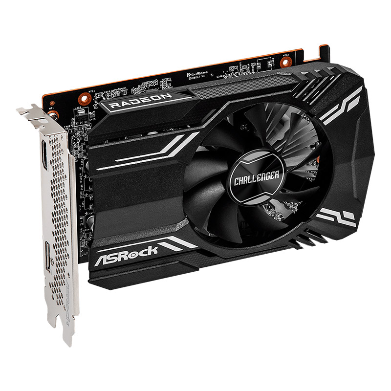 Placa De Video Radeon Rx 6400 Challenger Itx 4gb Asrock
