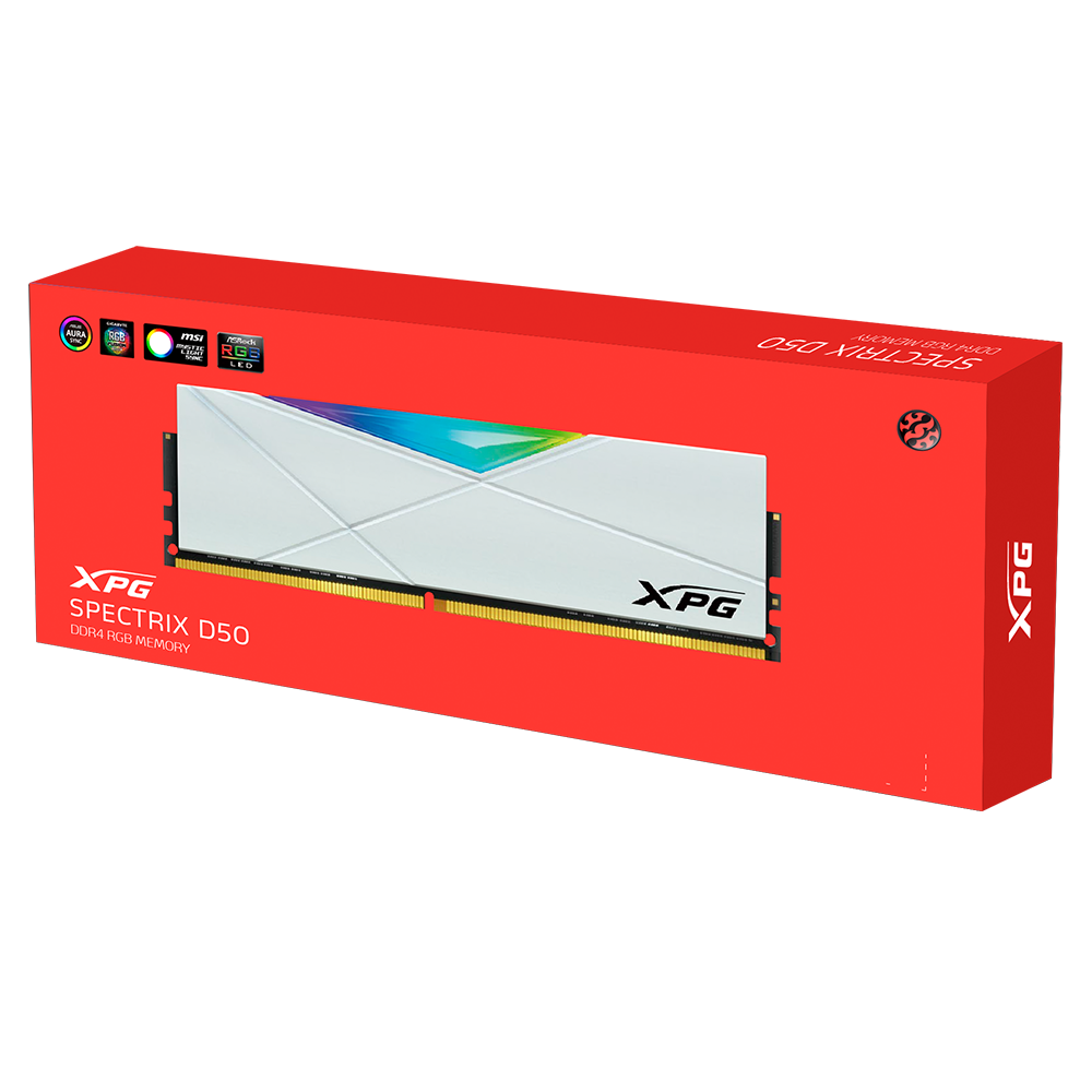 Memoria 16gb 3600mhz Spectrix D50 White Rgb Xpg Adata