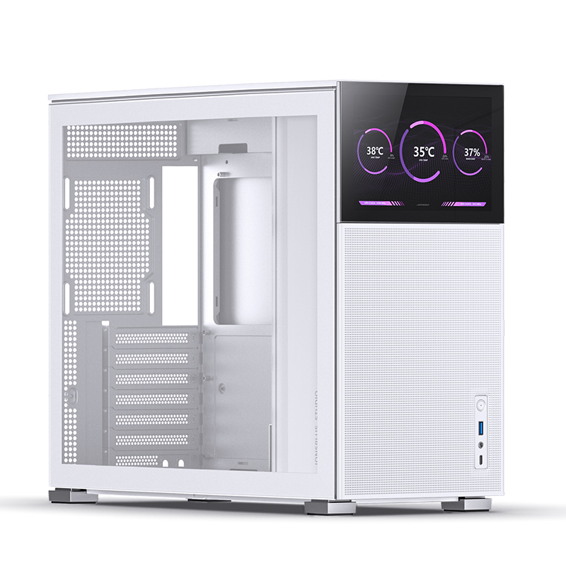 Gabinete D41 Mesh Screen White Tg Jonsbo