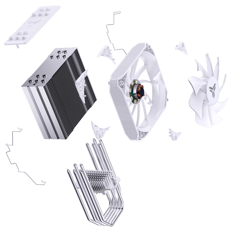 Cooler Cpu Pisa A5 White Argb Jonsbo