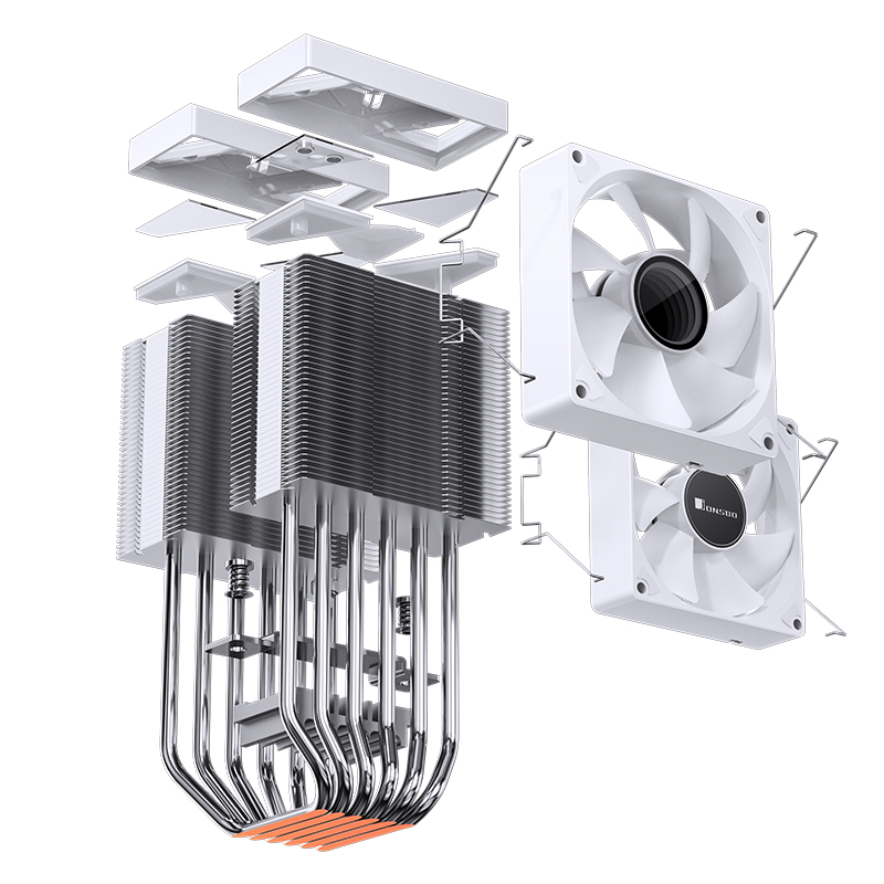 Cooler Cpu Cr-1400 Dv2 White Argb Jonsbo