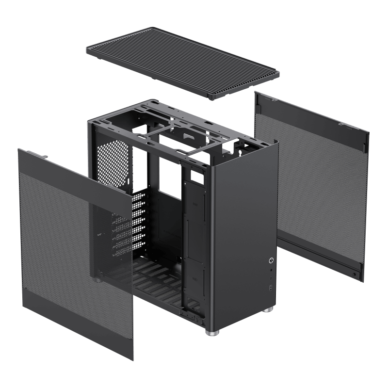 Gabinete Meshbox Black Gamemax