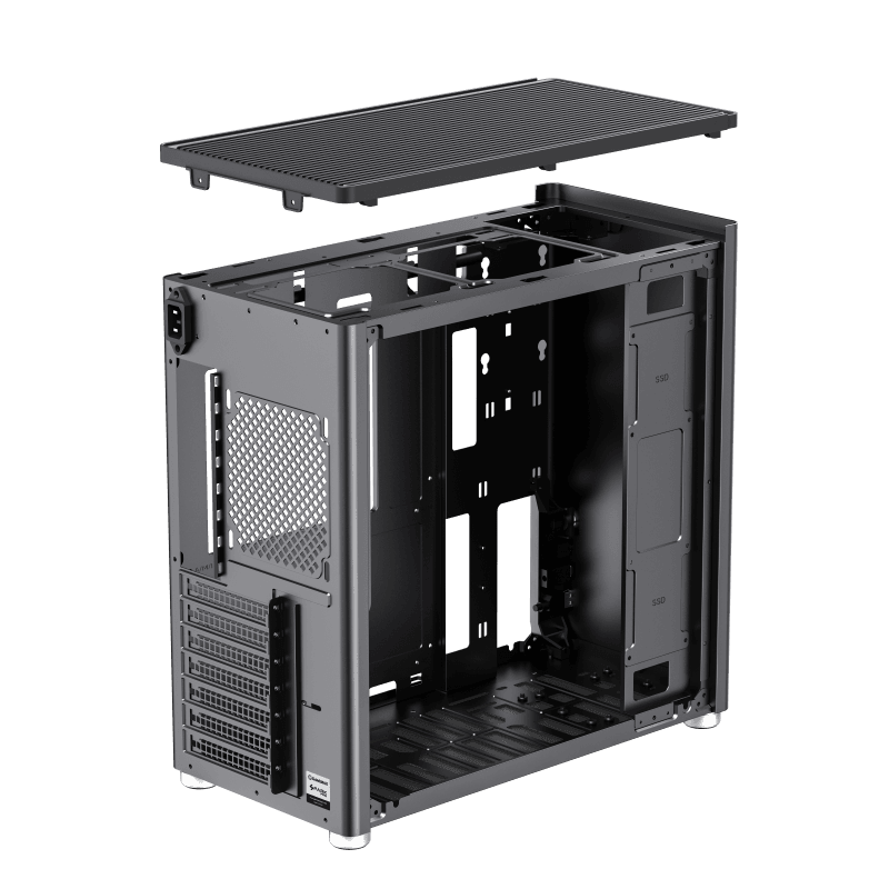 Gabinete Meshbox Black Gamemax