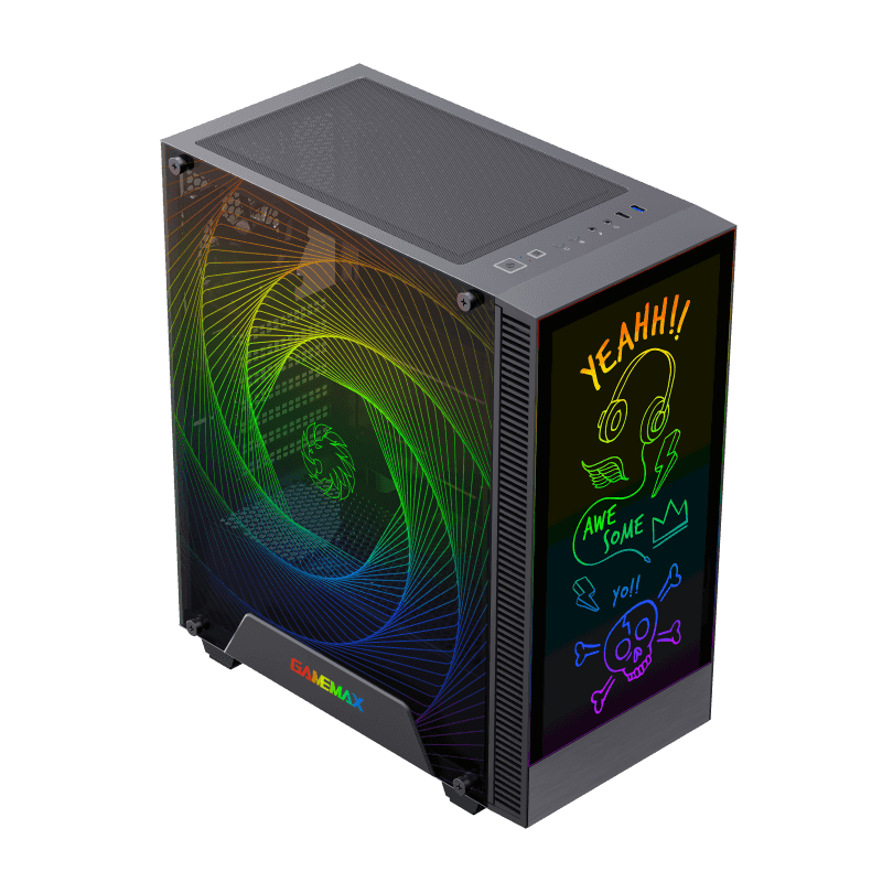Gabinete Kreator Tg X1 Fan Argb Gamemax