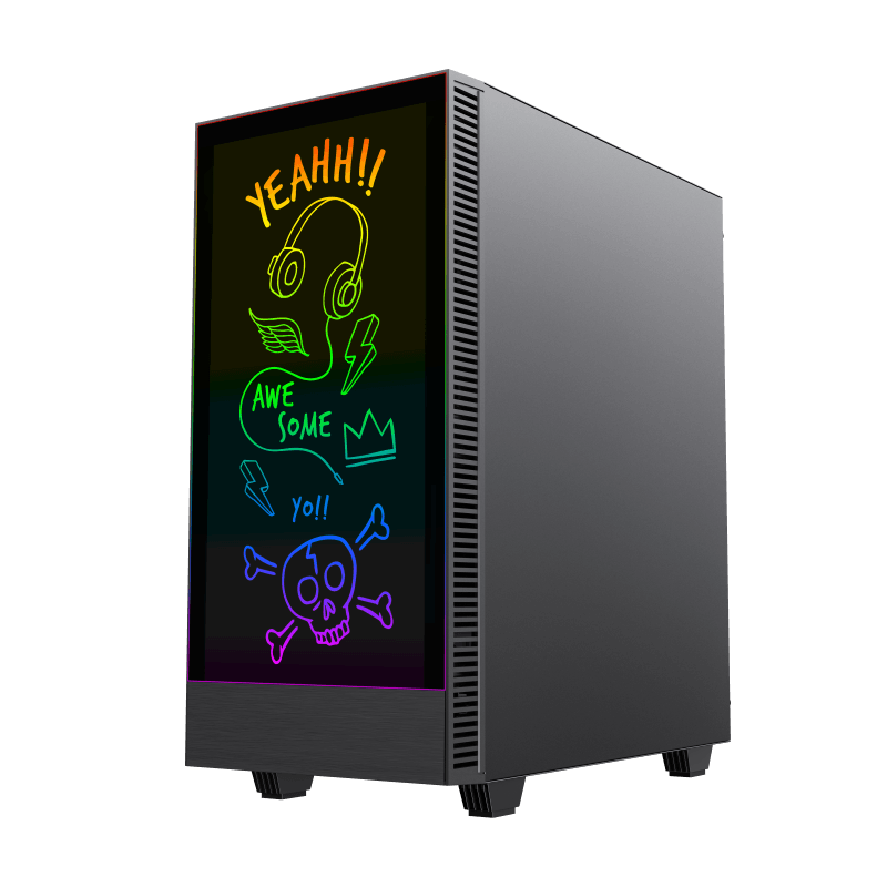 Gabinete Kreator Tg X1 Fan Argb Gamemax