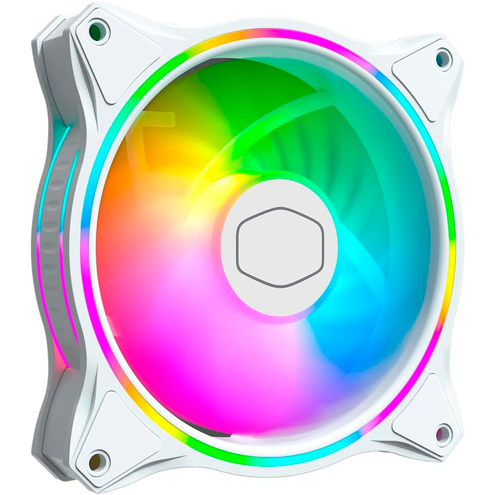 Cooler Fan Mf120 Halo Pack 3 Argb White Cooler Master