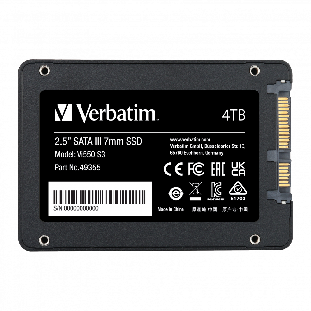 Disco Ssd 4tb Vi550 Sata Verbatim