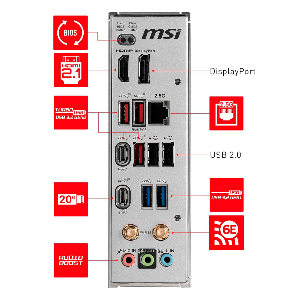 Mother B650m Project Zero Msi Am5