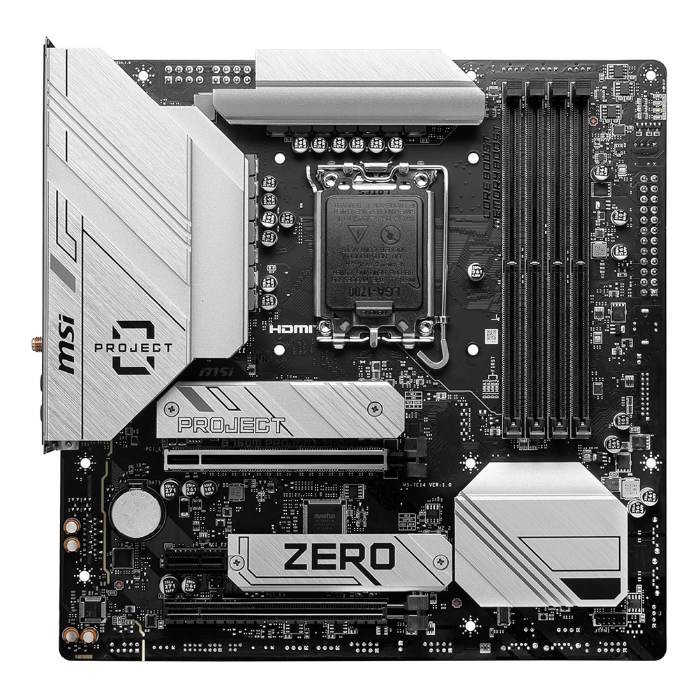 Mother B760m Project Zero Ddr5 Msi 13gen