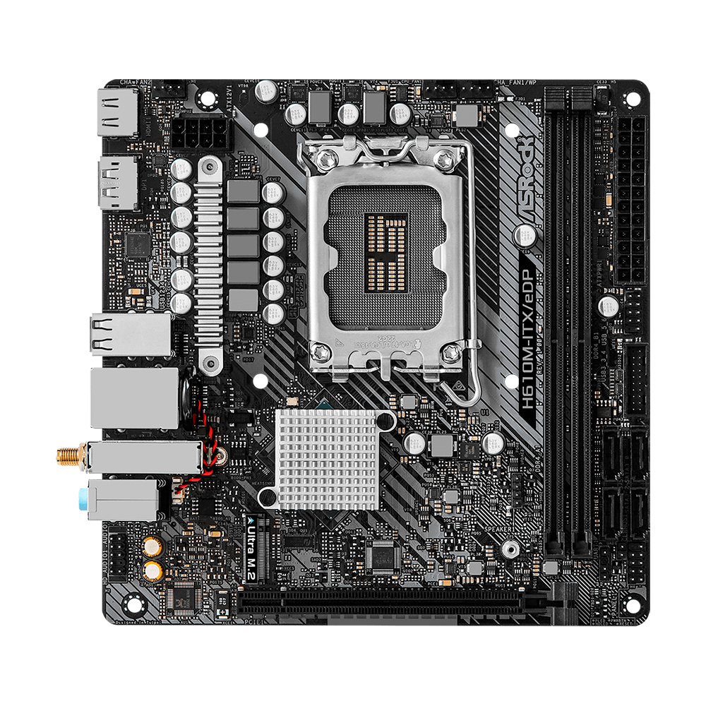 Mother H610m-itx-edp Wifi Asrock 12gen