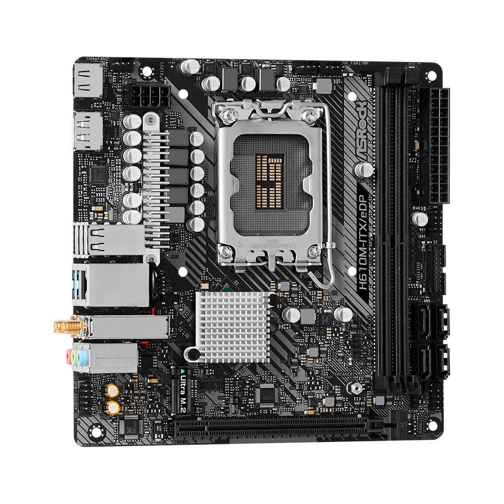 Mother H610m-itx-edp Wifi Asrock 12gen